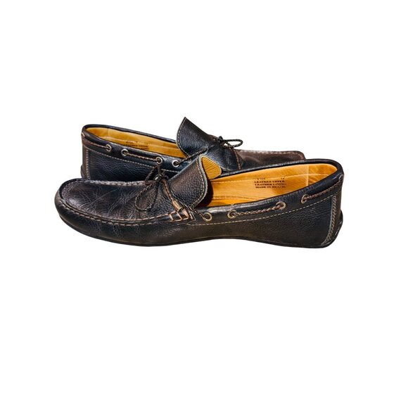 Marc Joseph New York Navy Leather Loafers Mens 12 Slip-On Driving Shoes Preppy main image 7